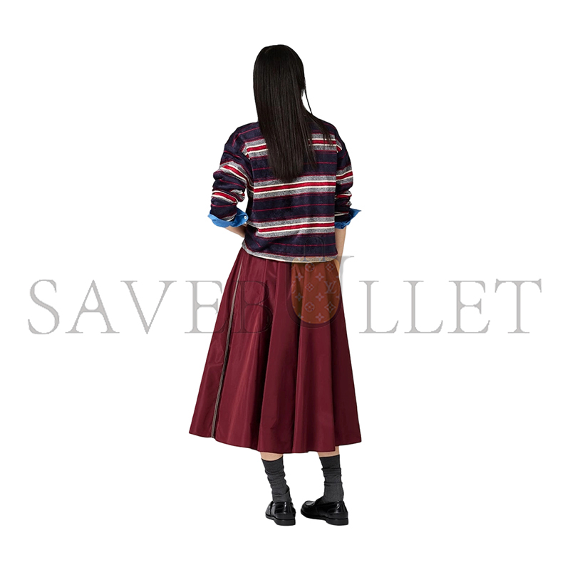 MIU MIU TECHNICAL FABRIC SKIRT MG2250